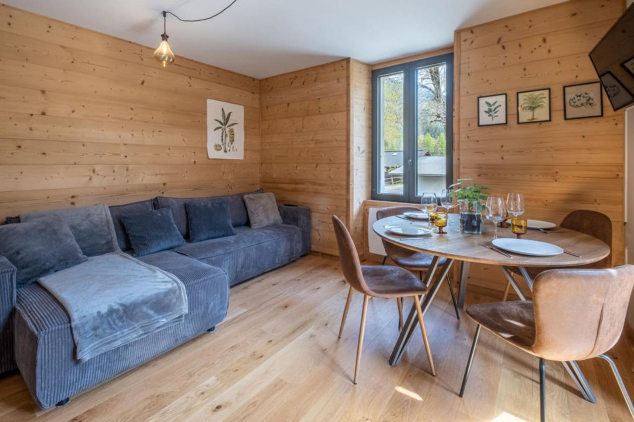 Newly Renovated Apartment With Mont Blanc View Chamonix Exterior foto